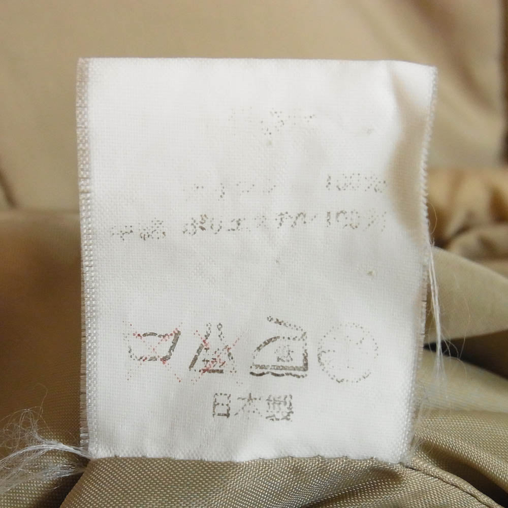 A BATHING APE アベイシングエイプ 90s 猿顔ステッチ 中綿 ジャケット ブルゾン ベージュ系 表記無し【中古】