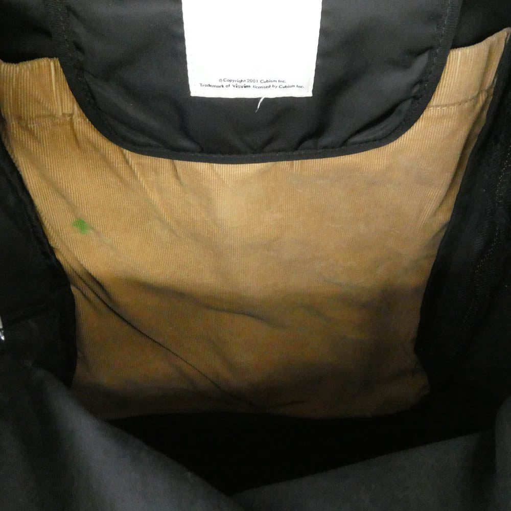 VISVIM ビズビム LAMINA 20L コーデュロイ切替 リュック バックパック ブラック系【中古】