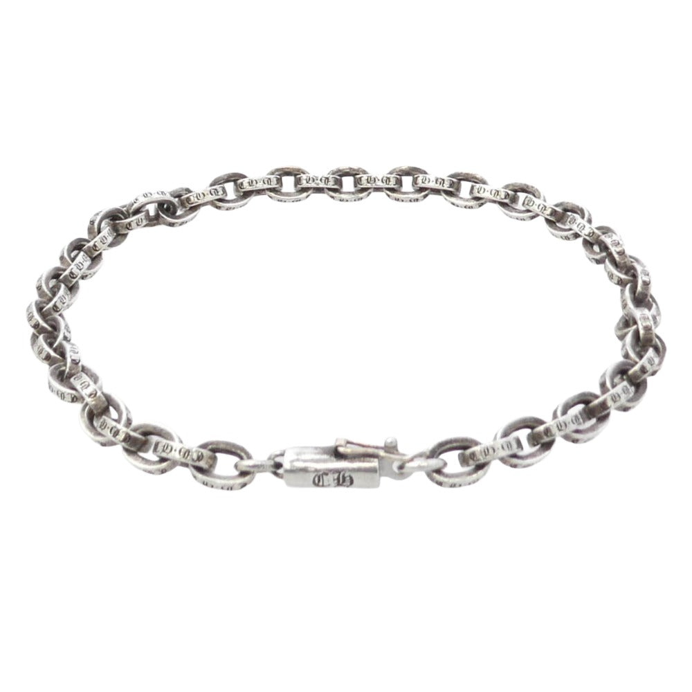 CHROME HEARTS クロムハーツ（原本無） PAPER CHAIN ペーパーチェーン ブレスレット 8inchi 8インチ シルバー系【中古】