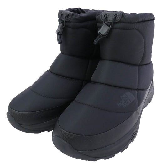 THE NORTH FACE ノースフェイス NF52273 Nuptse Bootie Short ヌプシ ブーティ ショート スノーブーツ ブラック系 28cm【極上美品】【中古】