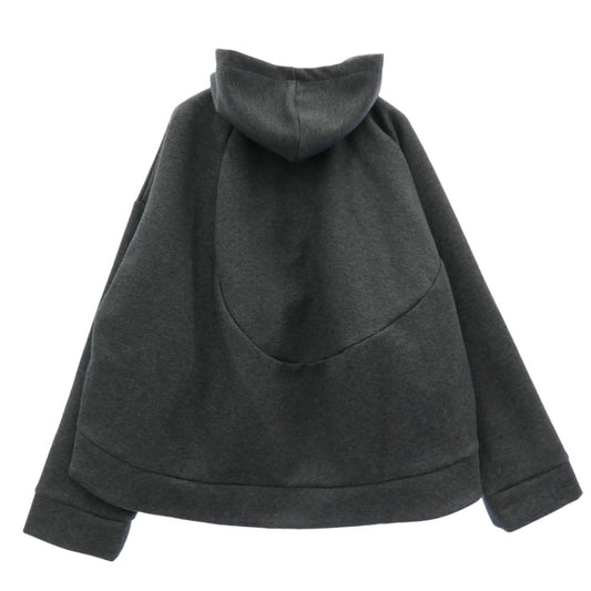 ENFOLD エンフォルド 300IA280-2771 CIRCLE SOLID HOODIE サークル ソリッド フーディー ジップアップ パーカー グレー系 38【中古】