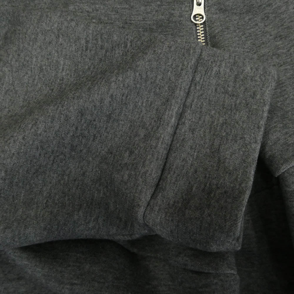 ENFOLD エンフォルド 300IA280-2771 CIRCLE SOLID HOODIE サークル ソリッド フーディー ジップアップ パーカー グレー系 38【中古】