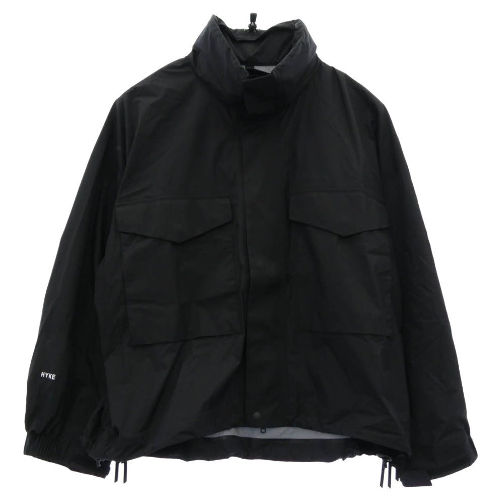 HYKE ハイク 241-17439 301 PERTEX WEP JACKET パーテックス ナイロン ジャケット ブラック系 M【美品】【中古】