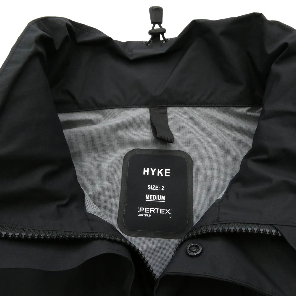 HYKE ハイク 241-17439 301 PERTEX WEP JACKET パーテックス ナイロン ジャケット ブラック系 M【美品】【中古】