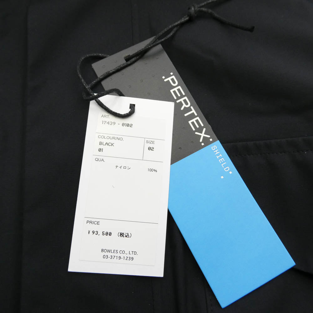 HYKE ハイク 241-17439 301 PERTEX WEP JACKET パーテックス ナイロン ジャケット ブラック系 M【美品】【中古】