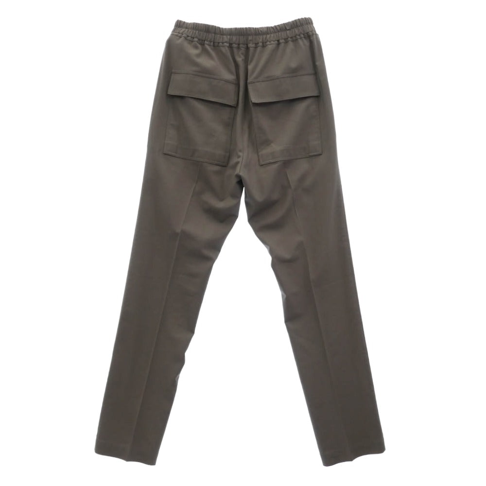Rick Owens リックオウエンス 24SS RU01D3390-ZL Drawstring Slim Long Pants ドローストリング スリム ロング パンツ ZL素材 DUST チャコール系 48【中古】