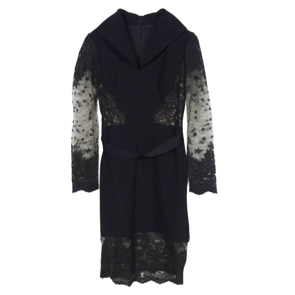 TADASHI SHOJI タダシショージ スパンコール ベルテッド ワンピース