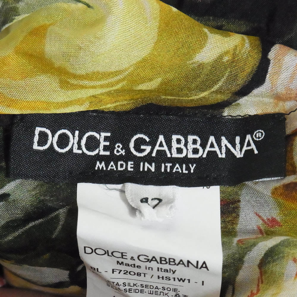DOLCE&GABBANA ドルチェアンドガッバーナ イタリア製 花柄 ボウタイ