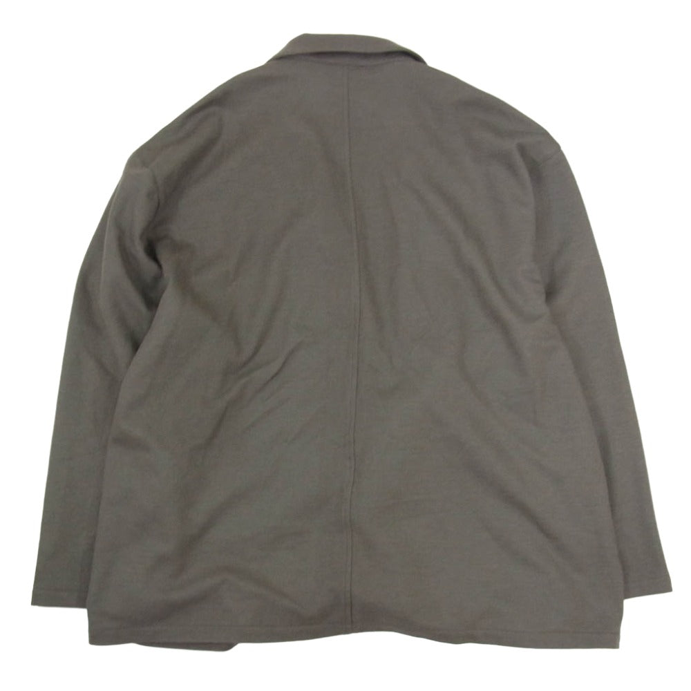STILL BY HAND スティルバイハンド CS03253 Wool Jersey Jacket ウール ジャージー ダブルブレスト ジャケット グレー系 50【中古】