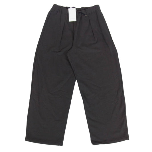STILL BY HAND スティルバイハンド CS08253 Cotton Jersey Wide Pants コットン ジャージー ワイド パンツ BROWNCHARCOAL 46【美品】【中古】