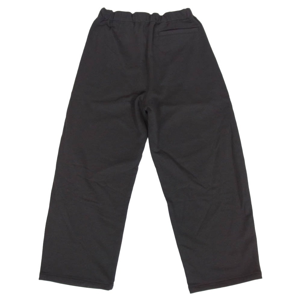 STILL BY HAND スティルバイハンド CS08253 Cotton Jersey Wide Pants コットン ジャージー ワイド パンツ BROWNCHARCOAL 46【美品】【中古】