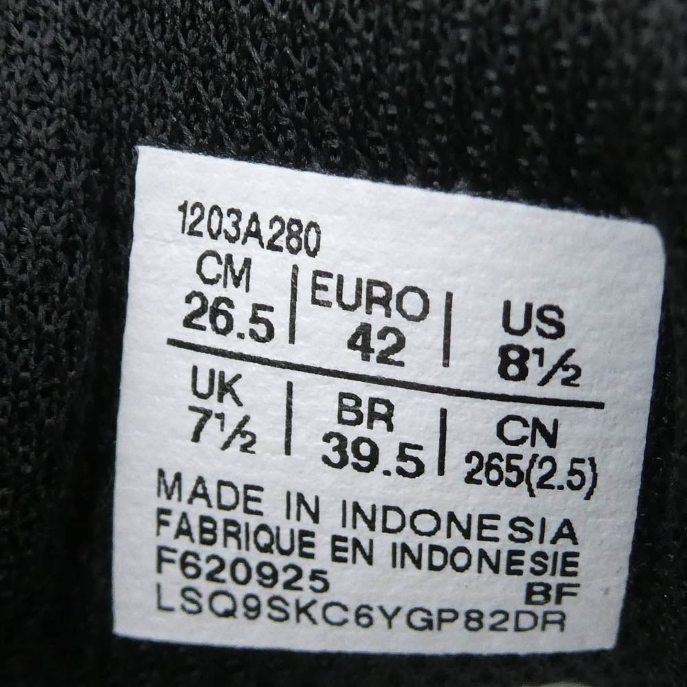asics アシックス 1203A280-003 GEL-NYC ゲルエヌワイシー ローカット スニーカー ブラック系 26.5cm【新古品】【未使用】【中古】