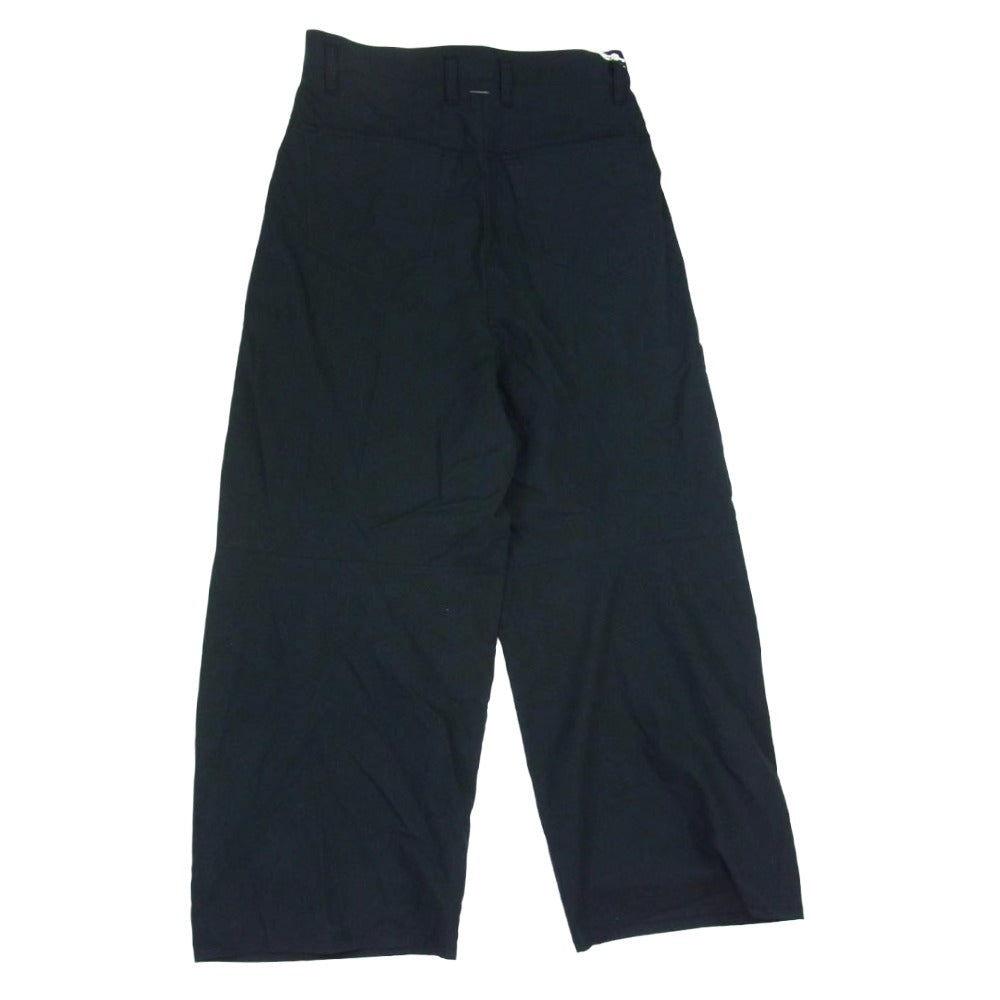 SHINYAKOZUKA シンヤコヅカ 2601SK55 COTTON DOUBLE WEAVE コットン ダブル ウェーブ ハイバギー パンツ ブラック系 S【美品】【中古】
