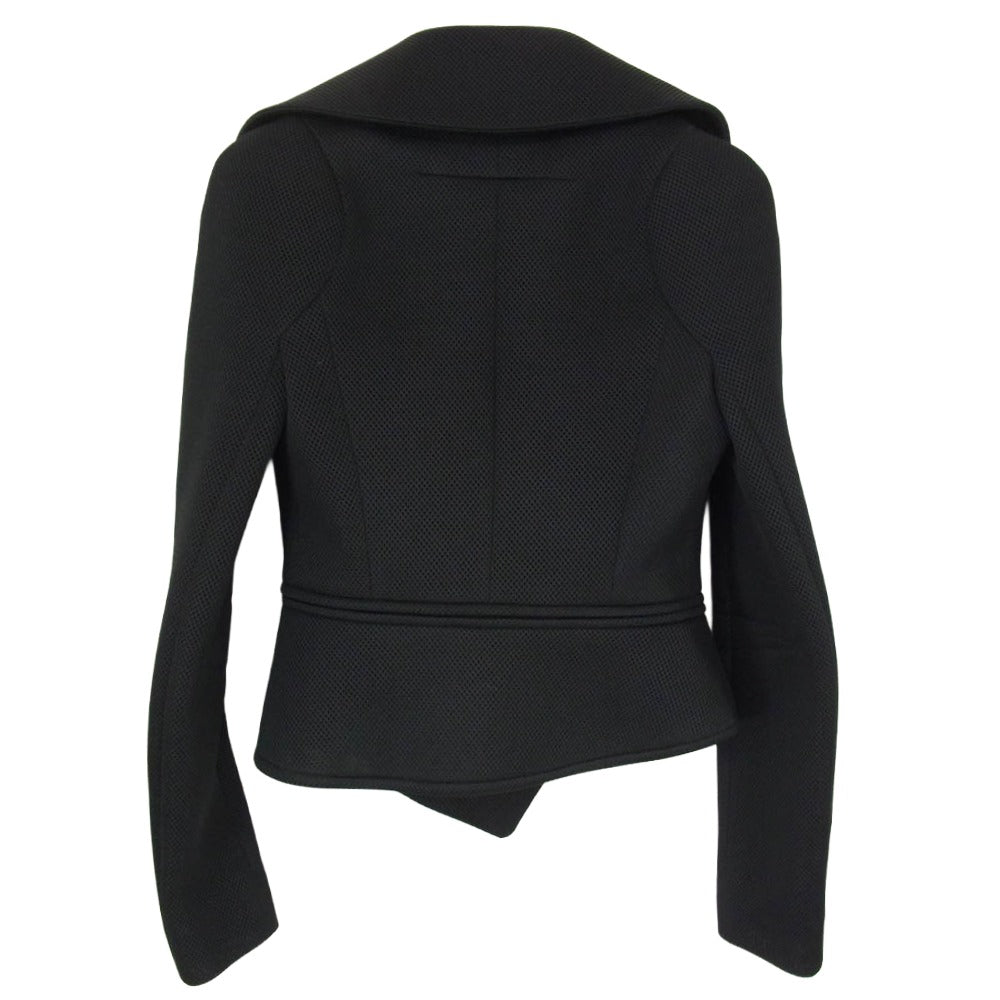 GIVENCHY ジバンシィ メッシュ ジップアップ ショート ジャケット ブラック系 36【中古】