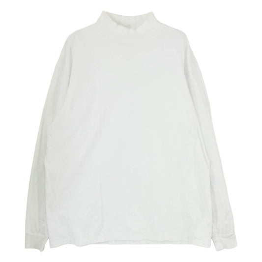 GRAPHPAPER グラフペーパー L/S Mock Neck Tee モックネック 長袖 ロングスリーブ カットソー Tシャツ ロンT ホワイト系 2【中古】
