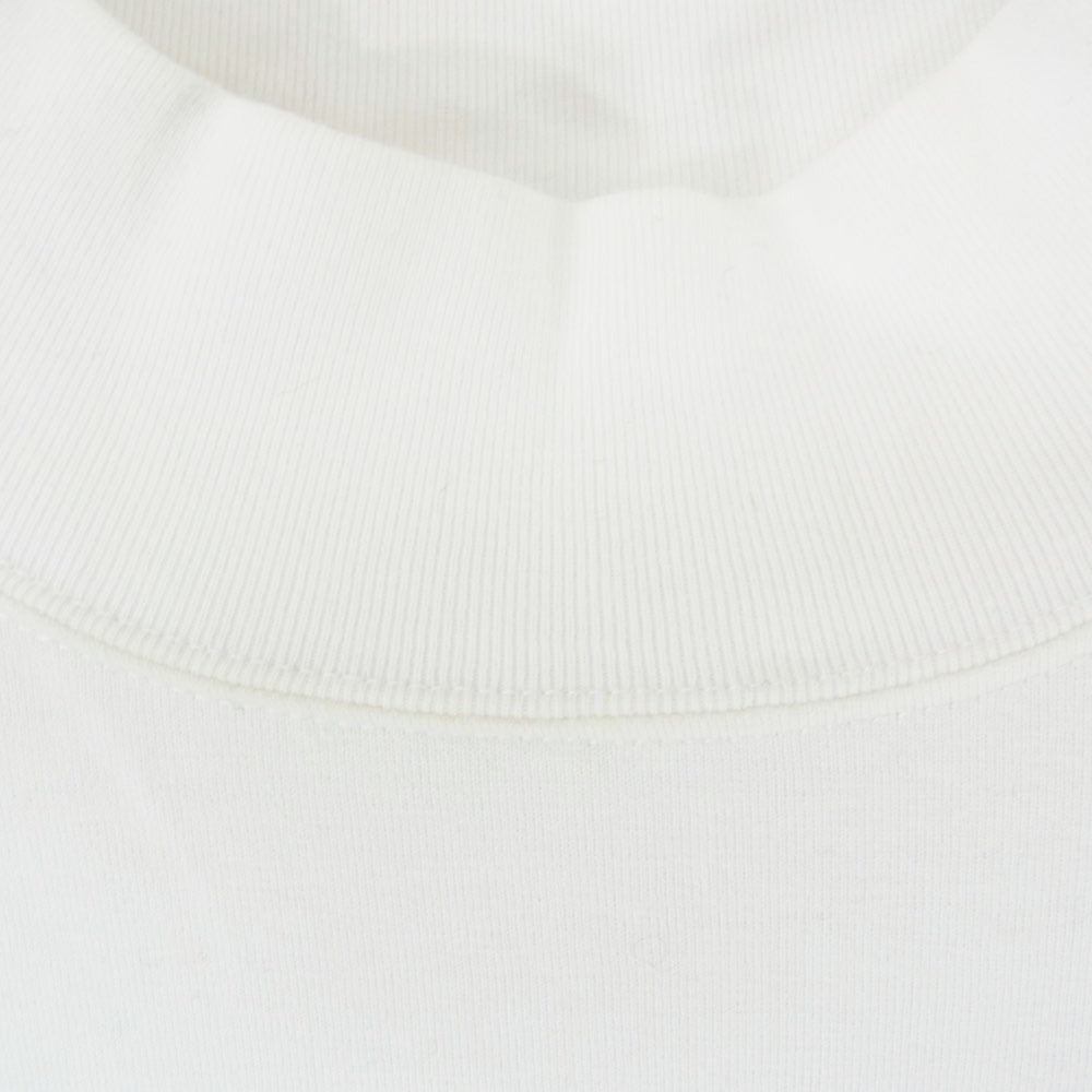 GRAPHPAPER グラフペーパー L/S Mock Neck Tee モックネック 長袖 ロングスリーブ カットソー Tシャツ ロンT ホワイト系 2【中古】