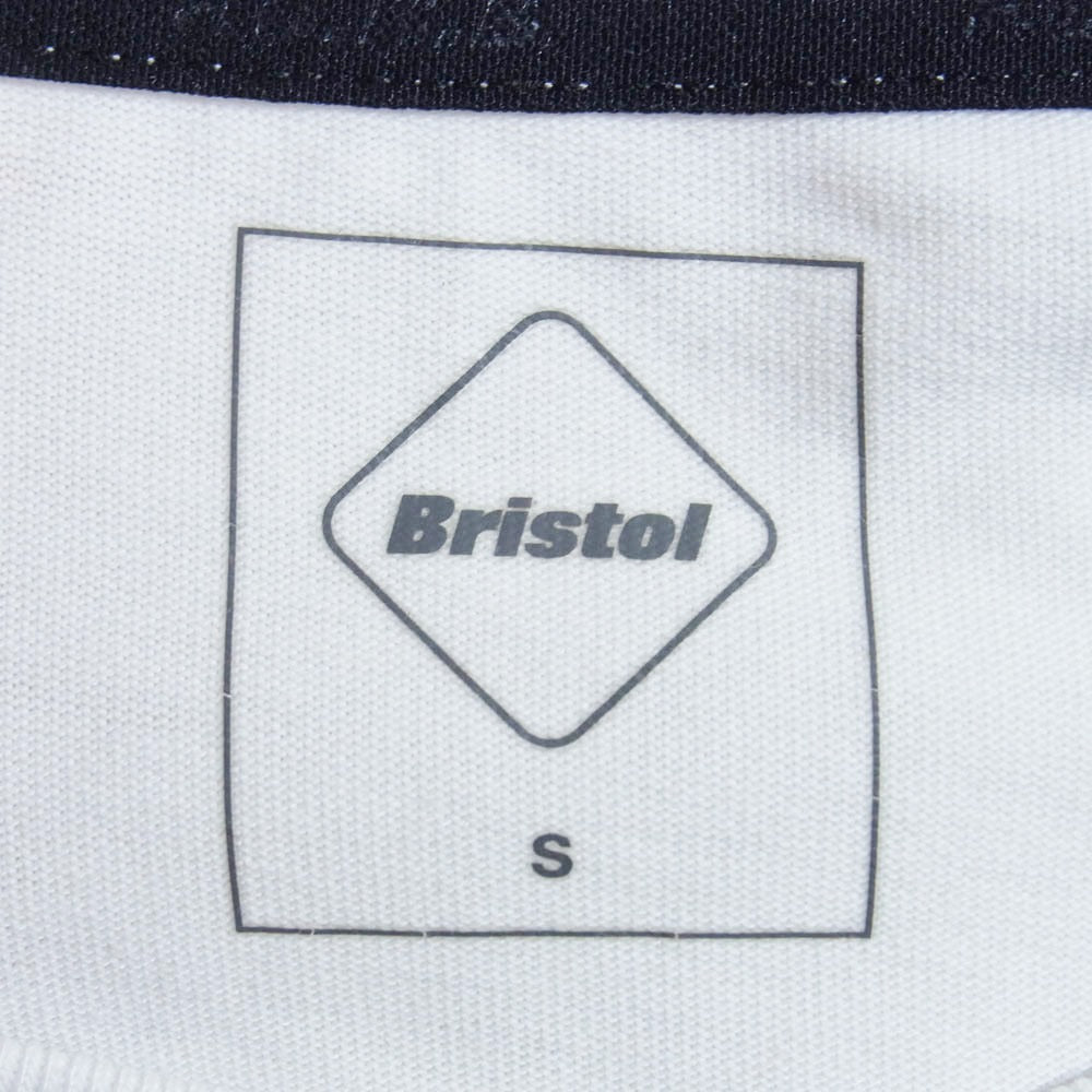 F.C.R.B. エフシーアールビー 23SS FCRB-230076 F.C.Real Bristol FCRB エフシーレアルブリストル BIG LOGO WIDE TEE ビッグ ロゴ ワイド 半袖 Tシャツ カットソー ホワイト系 S【中古】