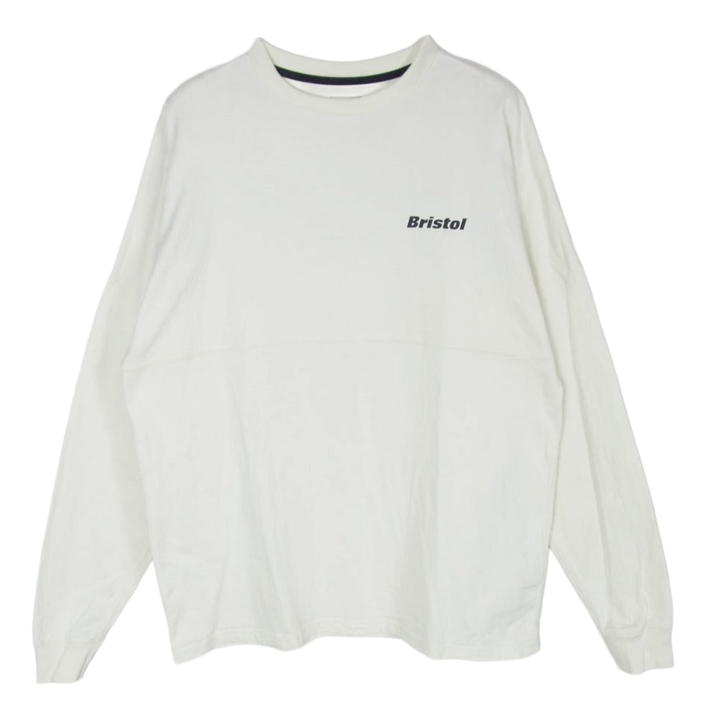 F.C.R.B. エフシーアールビー 23SS FCRB-230070 F.C.Real Bristol FCRB エフシーレアルブリストル BIG LOGO L/S TEAM BAGGY TEE ロングスリーブ チームバギー ビッグ ロゴ 長袖 Tシャツ ロンT カットソー ホワイト系 S【中古】