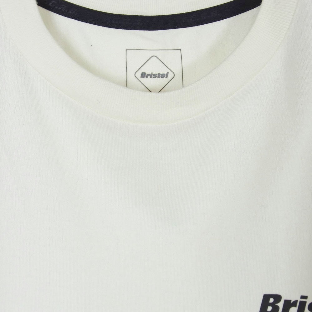 F.C.R.B. エフシーアールビー 23SS FCRB-230070 F.C.Real Bristol FCRB エフシーレアルブリストル BIG LOGO L/S TEAM BAGGY TEE ロングスリーブ チームバギー ビッグ ロゴ 長袖 Tシャツ ロンT カットソー ホワイト系 S【中古】
