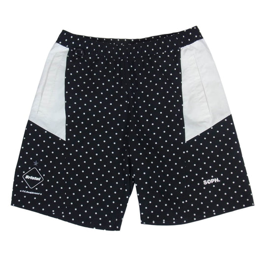 F.C.R.B. エフシーアールビー 21SS FCRB-210011 F.C.Real Bristol FCRB エフシーレアルブリストル MULTI PATTERN SHORTS ドット ナイロン ショート パンツ ショーツ ブラック系 S【中古】