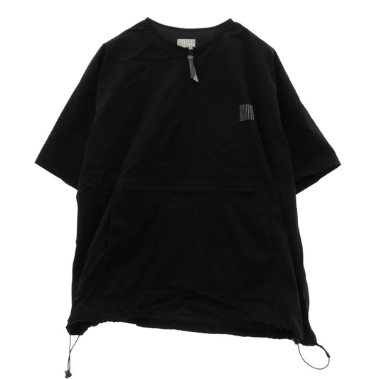 エスエフシー Stripes For Creative ストライプ フォー クリエイティブ HALF ZIP NYLON SHIRT ハーフ ジップ 半袖 シャツ ブラック系 L【中古】