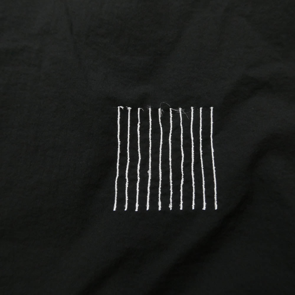 エスエフシー Stripes For Creative ストライプ フォー クリエイティブ HALF ZIP NYLON SHIRT ハーフ ジップ 半袖 シャツ ブラック系 L【中古】