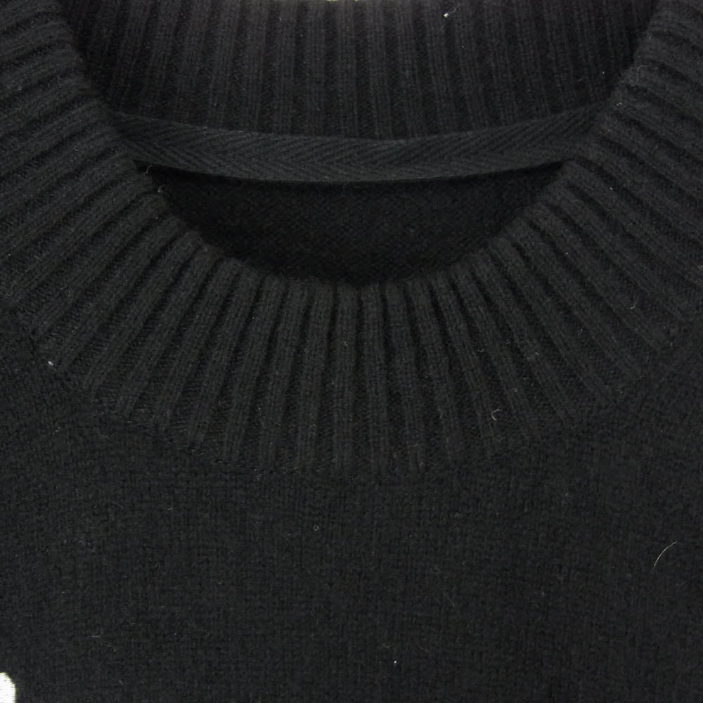 Sacai サカイ 22AW 22-0443S MADSAKI Embroidery Knit Pullover マサキ エンブロイダリー プルオーバー ニット セーター ブラック系 3【中古】