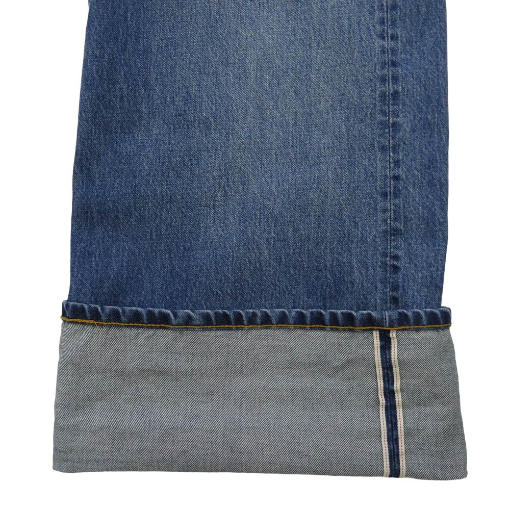 Sacai サカイ Levi's リーバイス 25SS 25-0962S Denim Pants ベルテッド ワイド バギー デニム パンツ インディゴブルー系 W32【中古】