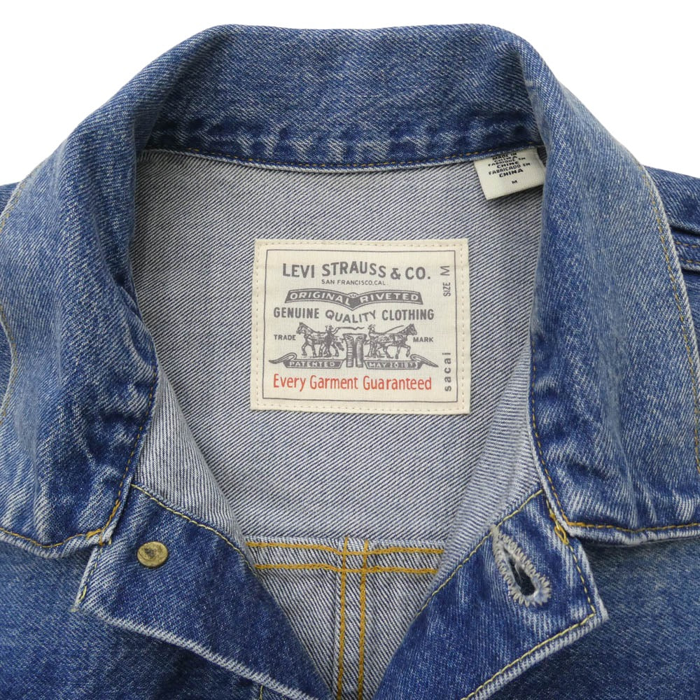 Sacai サカイ 25SS 25-03708M Denim Jacket デニム ジャケット インディゴブルー系 M【中古】