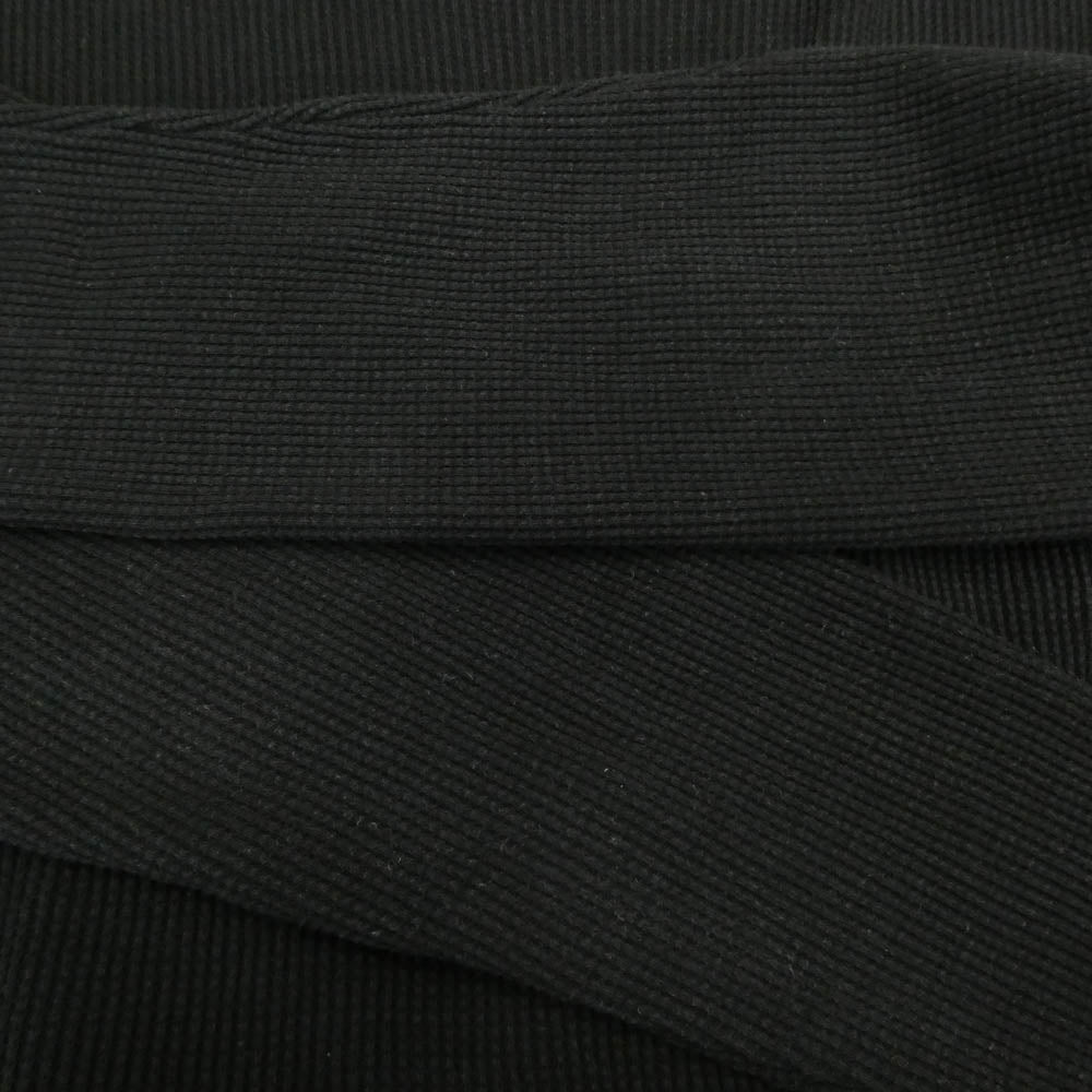 CHROME HEARTS クロムハーツ（原本無） オールド 袖ヴァインダガー刺繍 バックロゴ刺繍 ポケット付き 長袖 サーマル カットソー ブラック系 L【中古】