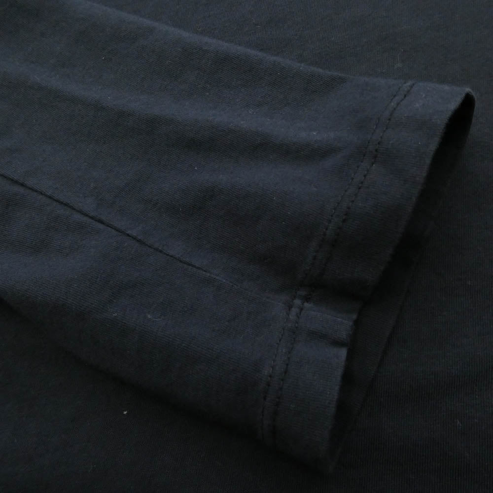 CHROME HEARTS クロムハーツ（原本無） クロスボールボタン ホースシュープリント 長袖 ポロシャツ ダークネイビー系 L【中古】