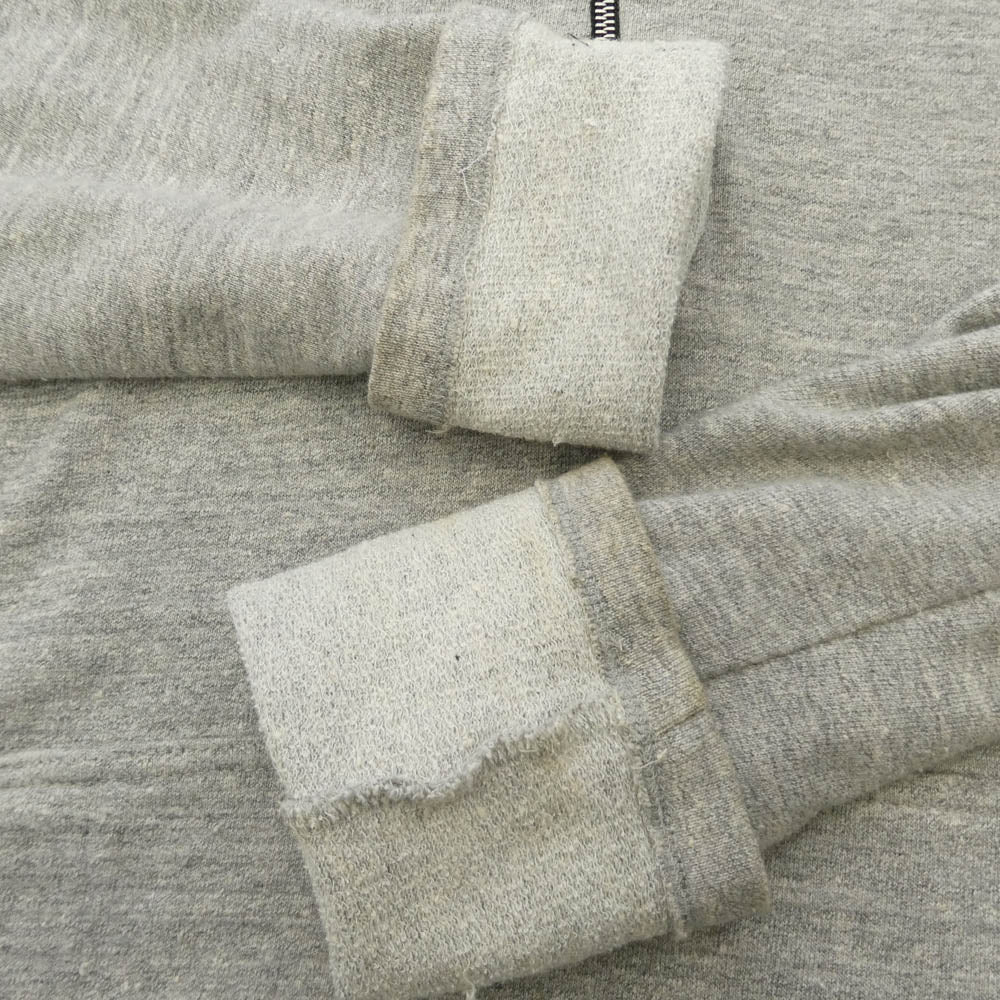 CHROME HEARTS クロムハーツ（原本無） ダガーハーフジップ 袖クロスパッチ パーカー フーディー グレー系 S【中古】