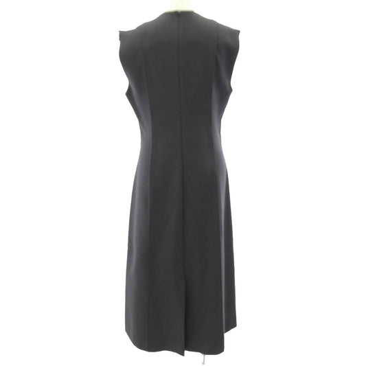 ルシェルブルー 23A65516 ノースリーブ Aライン ドレス ワンピース グレー系 36【中古】