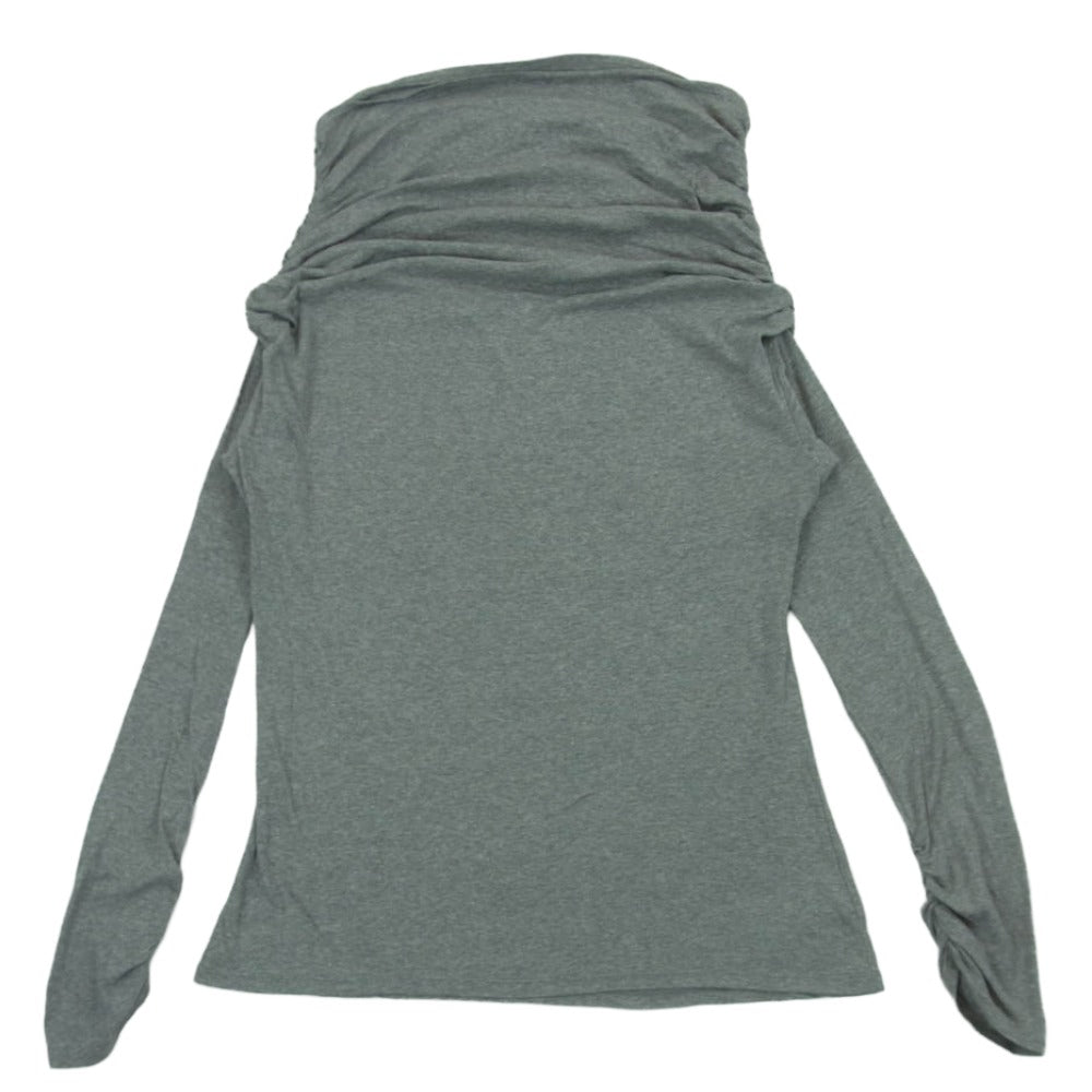 スタイリング 24AW 16WCT245013 ギャザー オフショル カットトップス カットソー 日本製 グレー系 006 F【中古】