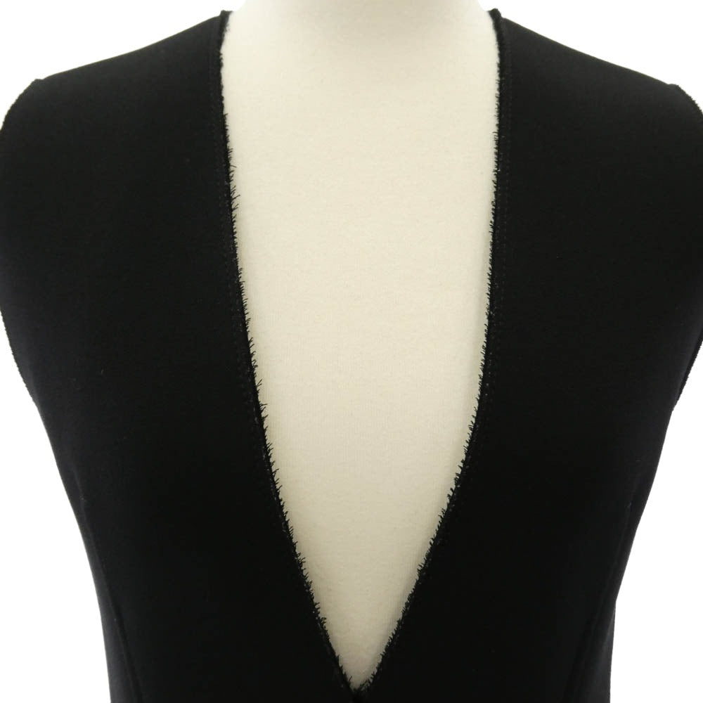 ルシェルブルー 27S65102 Bonding Jersey Dress ボンディング ジャージー ドレス ノースリーブ ワンピース ブラック系 36【中古】