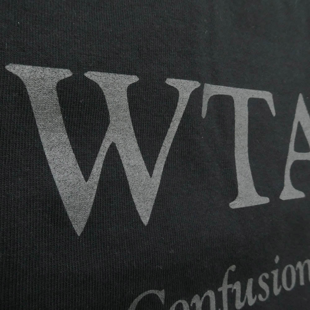 WTAPS ダブルタップス 25SS 251ATDT-STM08S Containing 01 SS Cotton コンテイニング ショートスリーブ Tシャツ ブラック系 X02【新古品】【未使用】【中古】