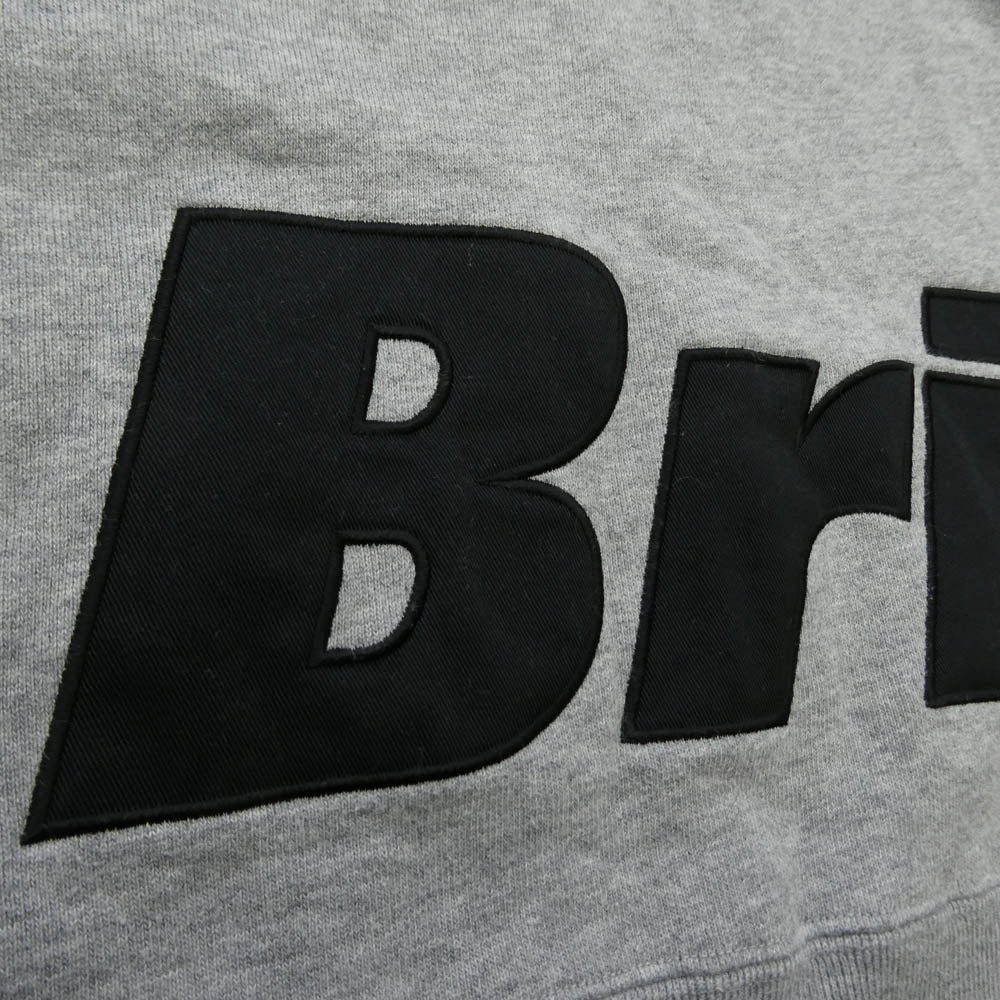 F.C.R.B. エフシーアールビー 23AW FCRB-232080 SIDE LOGO CREWNECK SWEAT サイド ロゴ クルーネック スウェット グレー系 XL【中古】