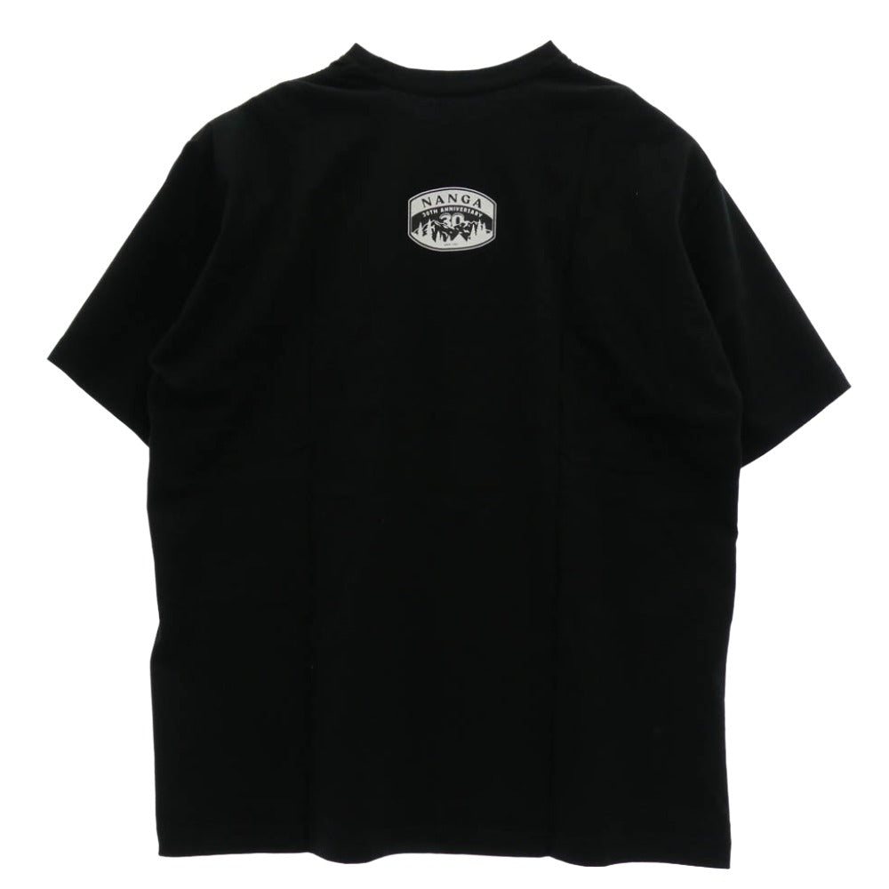NEIGHBORHOOD ネイバーフッド 24AW 242PCNNN-ST01 × NANGA NHXNANGA.TEE SS ショートスリーブ Tシャツ ブラック系 XL【極上美品】【中古】