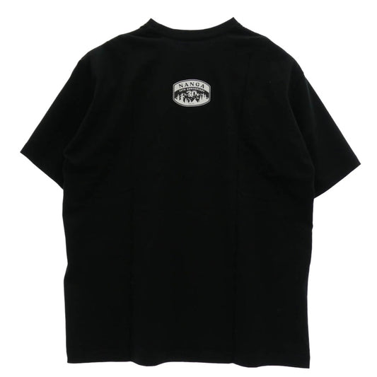 NEIGHBORHOOD ネイバーフッド 24AW 242PCNNN-ST01 × NANGA NHXNANGA.TEE SS ショートスリーブ Tシャツ ブラック系 XL【極上美品】【中古】