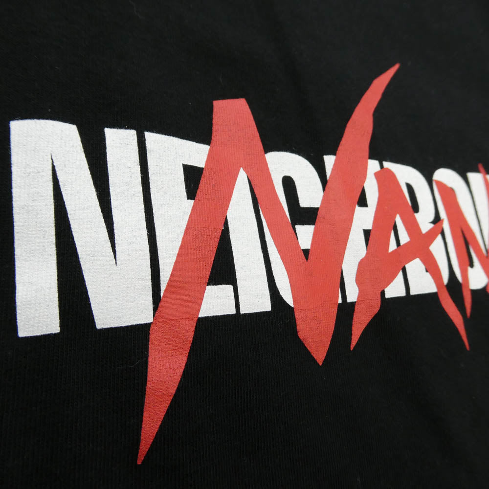 NEIGHBORHOOD ネイバーフッド 24AW 242PCNNN-ST01 × NANGA NHXNANGA.TEE SS ショートスリーブ Tシャツ ブラック系 XL【極上美品】【中古】