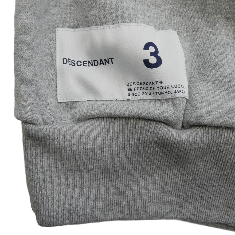 DESCENDANT ディセンダント 24AW DIRT CREW NECK ロゴ クルーネック スウェット グレー系 3【中古】