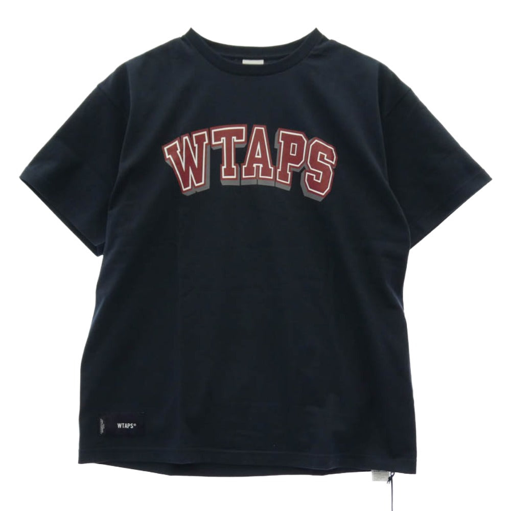 WTAPS ダブルタップス 25SS 251ATDT-STM07S HG SS Cotton コットン クルーネック Tシャツ ブラック系 X02【新古品】【未使用】【中古】