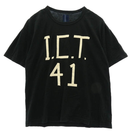 VISVIM ビズビム 218905010019 ICT限定 JUMBO TEE S/S I.C.T. 半袖 ジャンボ Tシャツ ブラック系 4【中古】