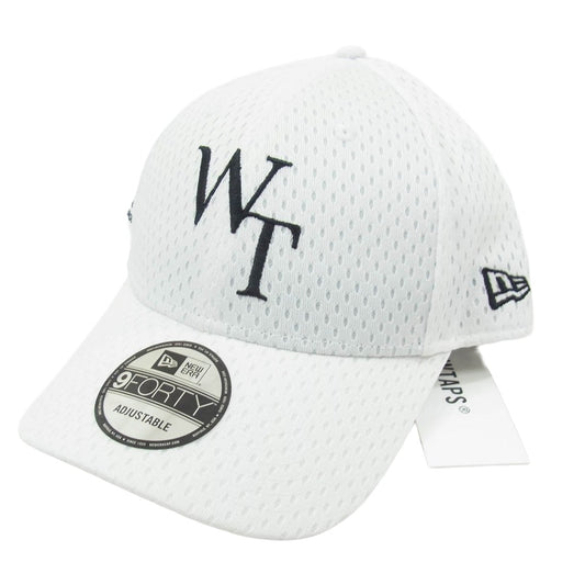 WTAPS ダブルタップス 25SS 251NENED-HT01 9FORTY CAP POLY MESH NEWERA ポリ メッシュ ニューエラ キャップ ホワイト系 X00【新古品】【未使用】【中古】