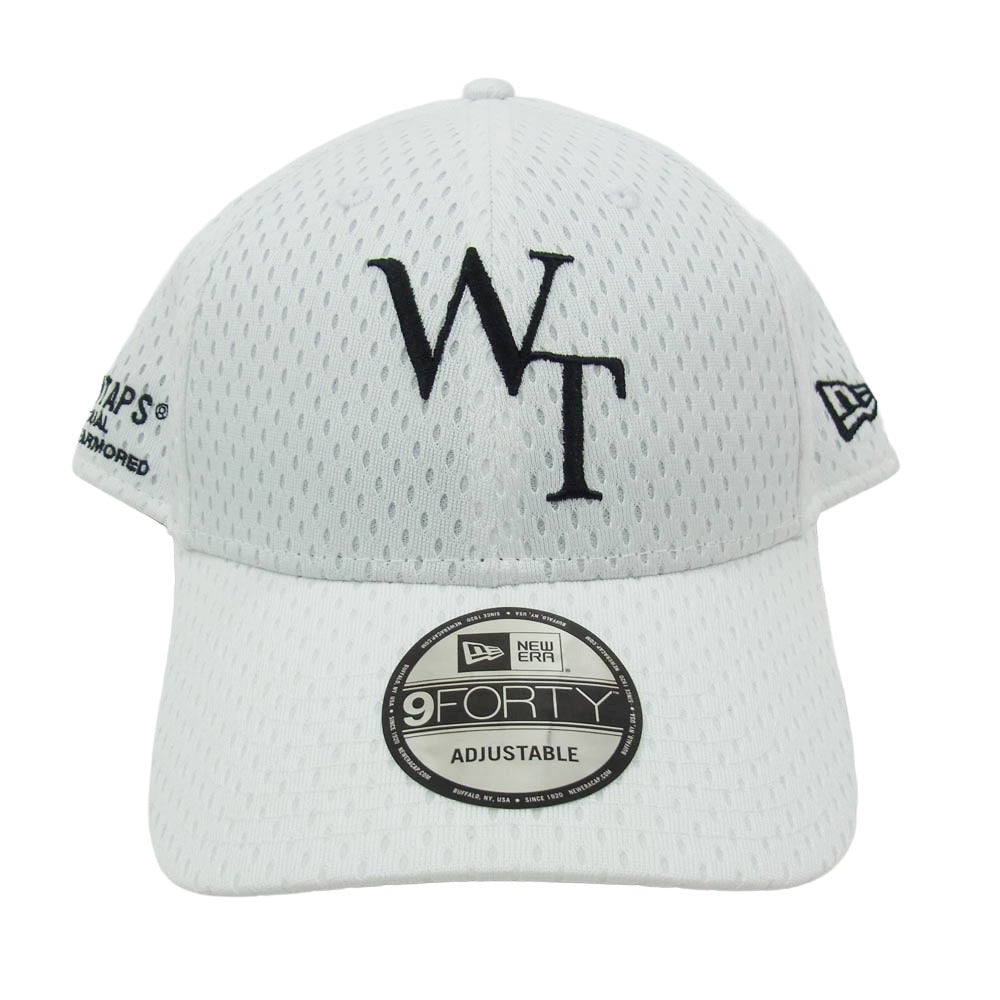 WTAPS ダブルタップス 25SS 251NENED-HT01 9FORTY CAP POLY MESH NEWERA ポリ メッシュ ニューエラ キャップ ホワイト系 X00【新古品】【未使用】【中古】