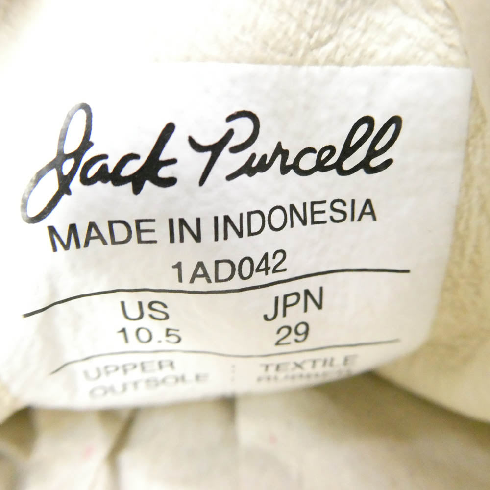 CONVERSE コンバース 1AD042 JACK PURCELL 1935 ジャックパーセル ローカット スニーカー キャンバス ブルー系 ホワイト系 ブラック系 29cm【極上美品】【中古】