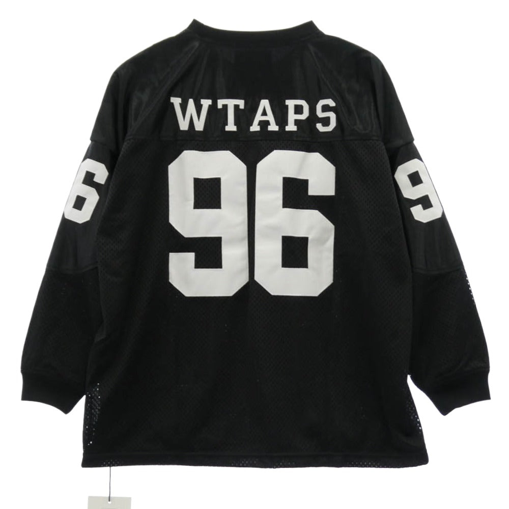 WTAPS ダブルタップス 25SS 251ATDT-CSM23 Netminder LS Poly LIMA ネットマインダー ロングスリーブ ポリ リマ Tシャツ ブラック系 X03【新古品】【未使用】【中古】