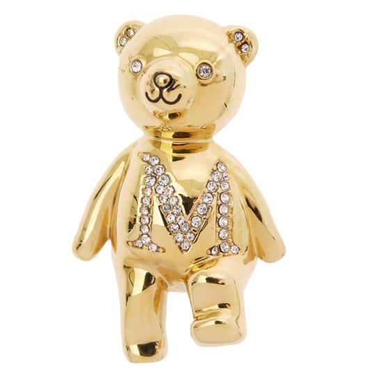 MAX MARA マックスマーラ テディベア ブローチ ゴールド系【中古】