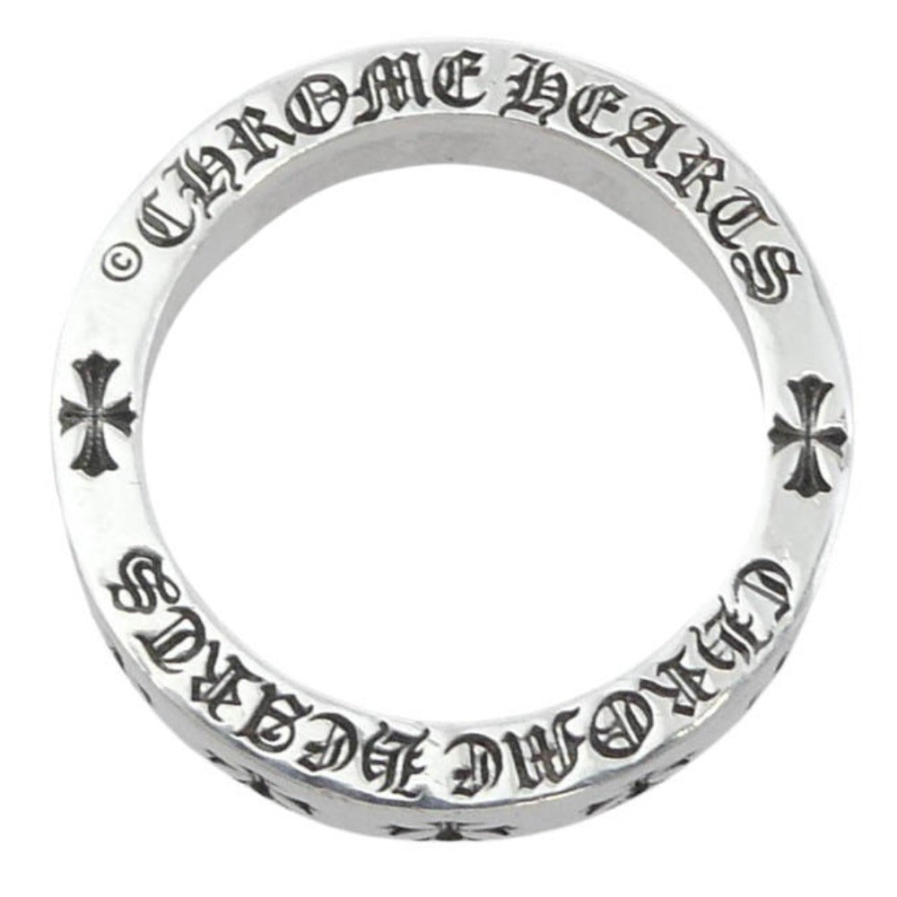 CHROME HEARTS クロムハーツ（原本無） 6mm SPACER FOREVER 6mm スペーサー フォーエバー リング シルバー系 17.5号【中古】
