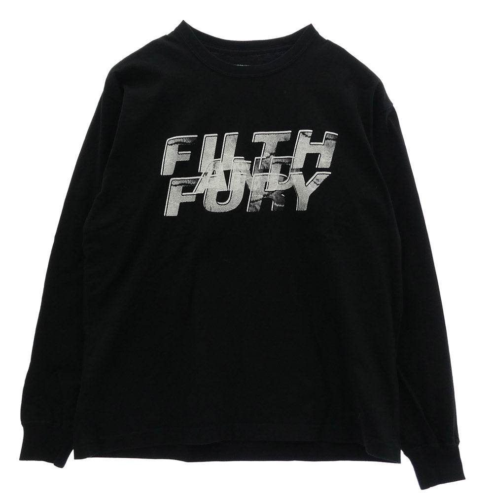 NEIGHBORHOOD ネイバーフッド 22SS 221PCNH-LT05 NH-5C C-TEE ロンT Tシャツ ロゴプリント ブラック系 S【中古】